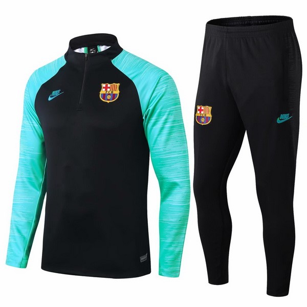 Chandal Barcelona 2019-20 Negro Amarillo Verde